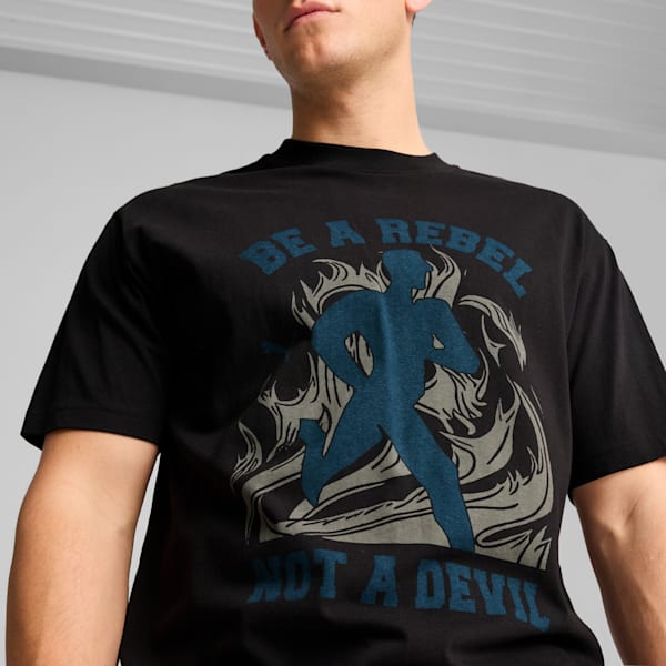 GRAPHICS "Rebel" Tee Men, PUMA Black, extralarge